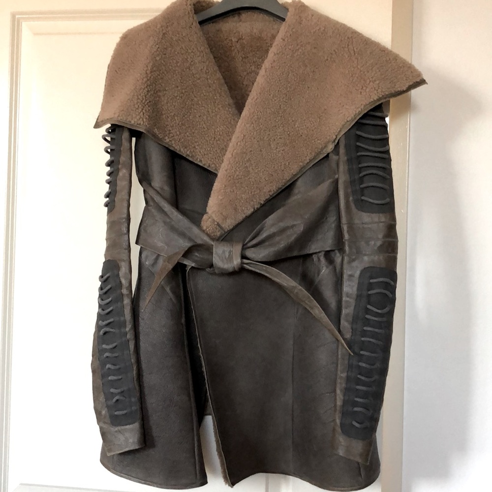 ❌SOLD❌ RICK OWENS Fur lining Coat - Picture 4 of 16